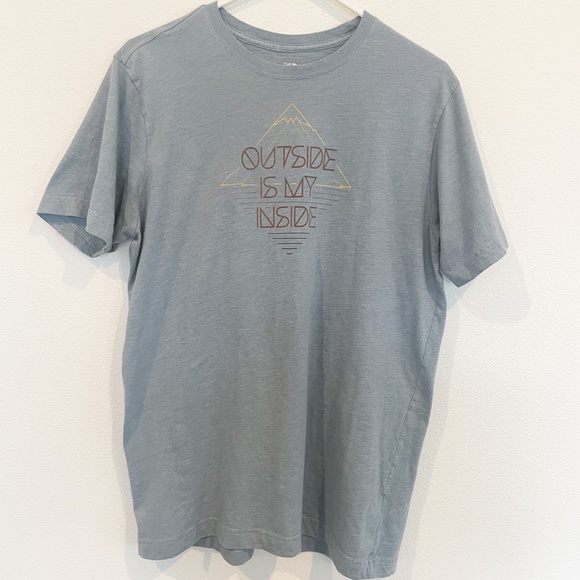 Mens North Face Outside is my inside tee shirt - Picture 4 of 4